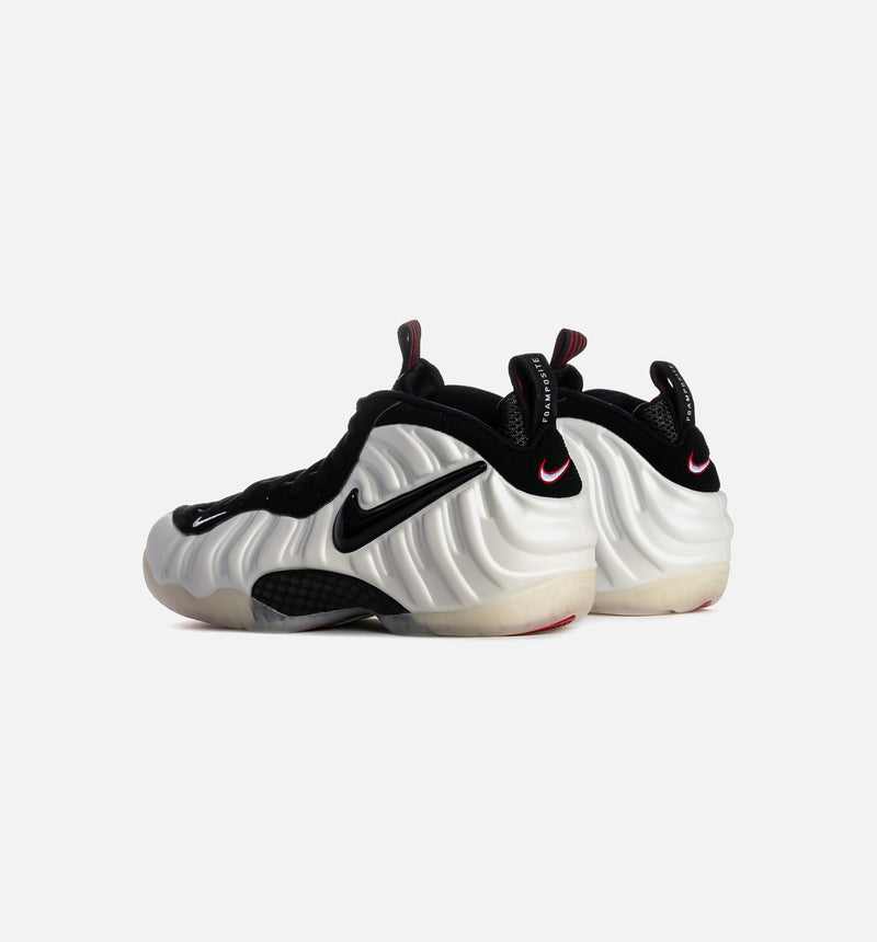 Air Foamposite Pro Pearl Mens Lifestyle Shoe - Pearl/White/Black/True Red