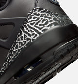 Spizike Low Mens Basketball Shoe - Black/Black/Metallic Silver