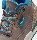Air Jordan 3 Retro Olive Grey Infant Toddler Lifestlye Shoe - Olive Grey/Green Abyss/Khaki/Sea Glass