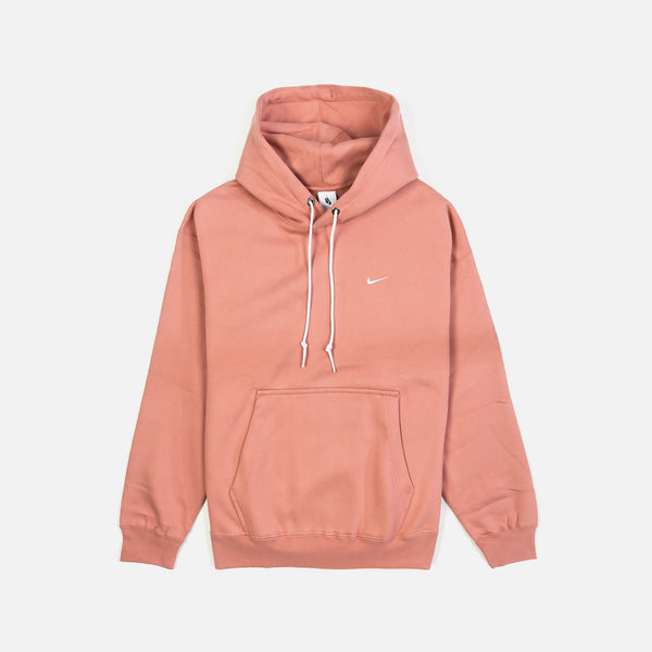 nike fleece sweatshirt in arctic pink and peach