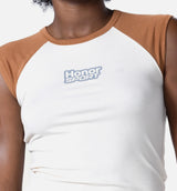 Summer Sports Womens Short Sleeve Shirt - Brown