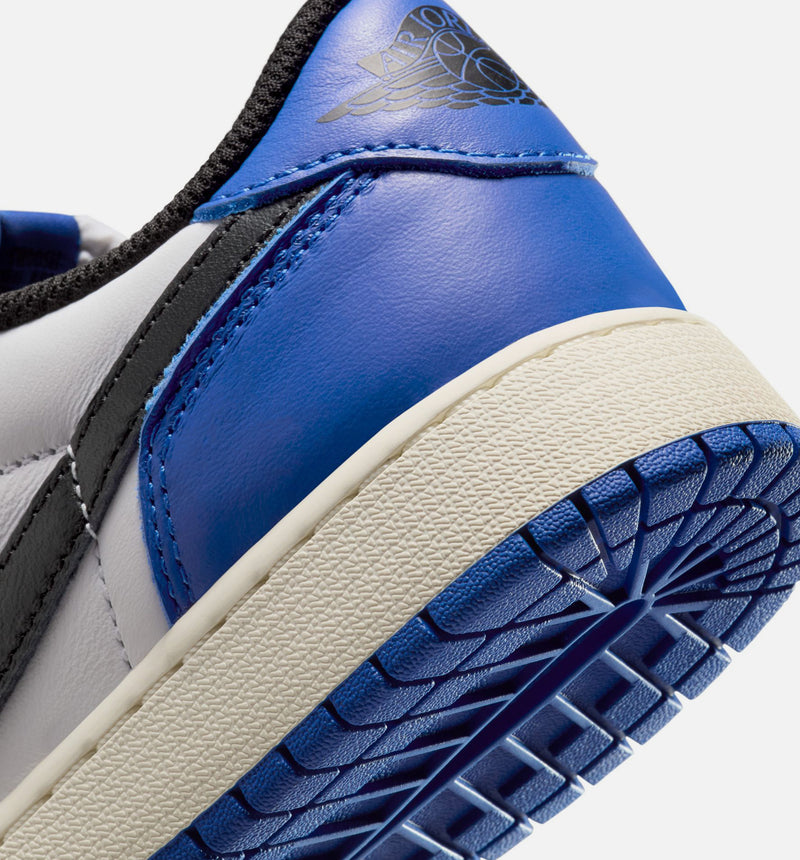 Air Jordan 1 Low Game Royal Grade School Lifestyle Shoe - White/Game Royal/Sail/Black