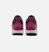 Air Jordan 4 Retro She's A Star Grade School Lifestyle Shoe - Sweet Beet/Desert Pink/Off Noir/Chalk