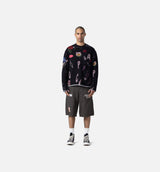 Twill Carpenter Mens Shorts - Black