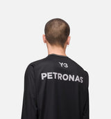 Mercedes AMG Petronas Formula 1 Team Mechanics Mens Long Sleeve Jersey - Black