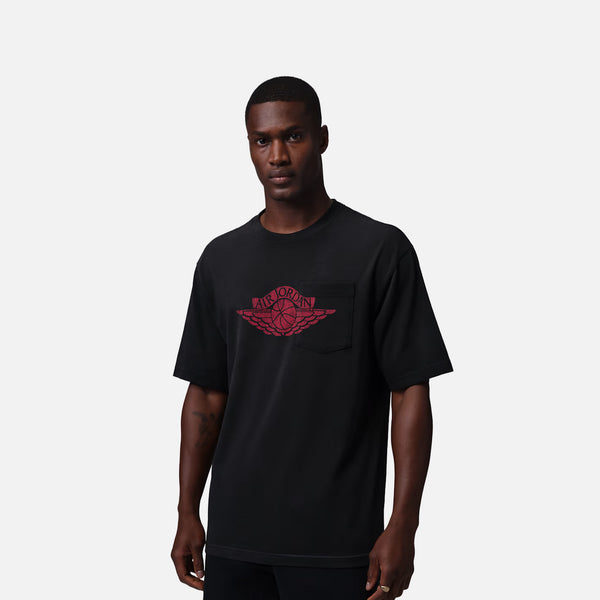 Jordan IO2084-010 Flight Essentials Pocket Mens Short Sleeve Shirt