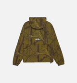 Studio Camo Windbreaker Mens Jacket - Tree Camo Gold
