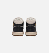 Air Jordan 1 Mid SE Womens Lifestyle Shoe - Off-Noir/Chalk/Pearl White