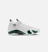 Air Jordan 14 Retro Forest Green Mens Lifestyle Shoe - Gorge Green/Light Graphite/White