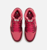 Air Jordan 1 Mid SE Valentines Day Womens Lifestyle Shoe - Team Red/Sierra Red/Pueblo Red