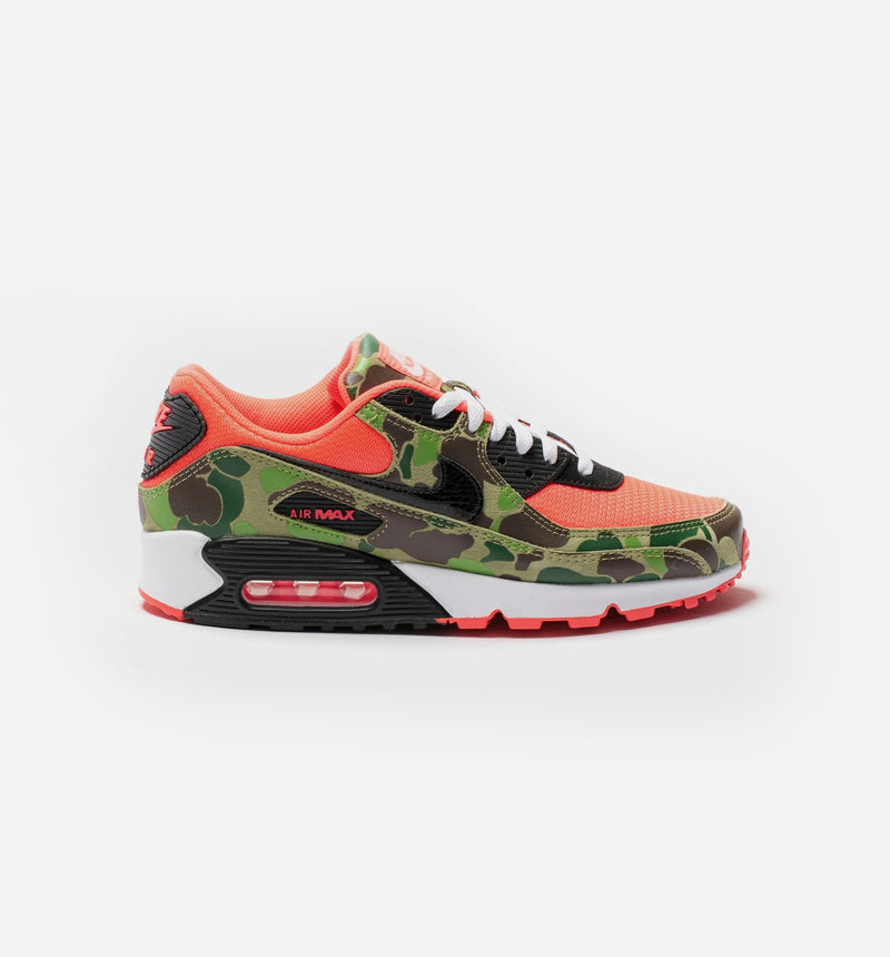 Air Max 90 Reverse Duck Camo Mens Running Shoe - Infrared/Black