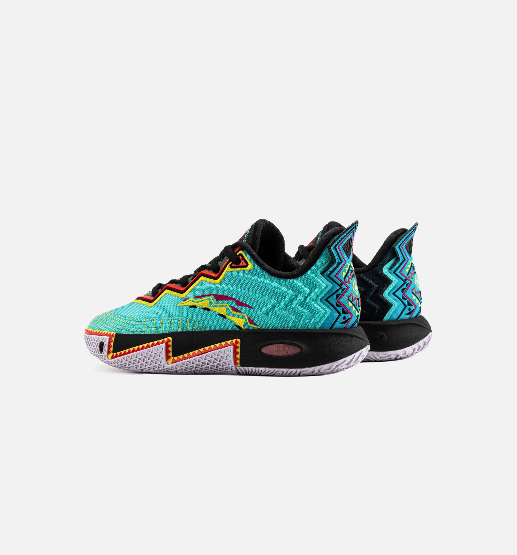 Anta 8125C1111S-2 Kai 2 Retro 90S Mens Basketball Shoe - Teal/Black/Orange ShopNiceKicks.com Anta 8125C1111S-2 Kai 2 Retro 90S Mens Basketball Shoe - Teal/Black/Orange ShopNiceKicks.com