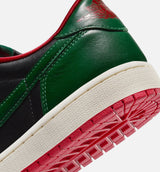 Air Jordan 1 Low OG Gorge Green Womens Lifestyle Shoe - Black/Gorge Green/Varsity Red/Sail