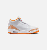 Air Jordan 3 Retro Orange Citrus Womens Lifestyle Shoe - White/Multicolor Free Shipping