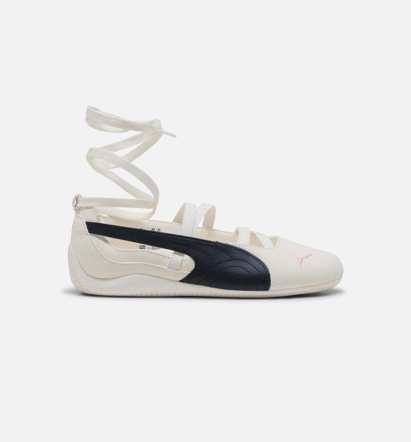 Speedcat Ballet x Rosé Womens Lifestyle Shoe - Warm White/Puma Black/Frosty Pink