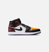 Air Jordan 1 Mid SE Mens Lifestyle Shoe - True Red/White/Court Purple/Black