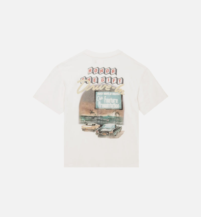 Feature Presentation Mens Short Sleeve Shirt - Bone