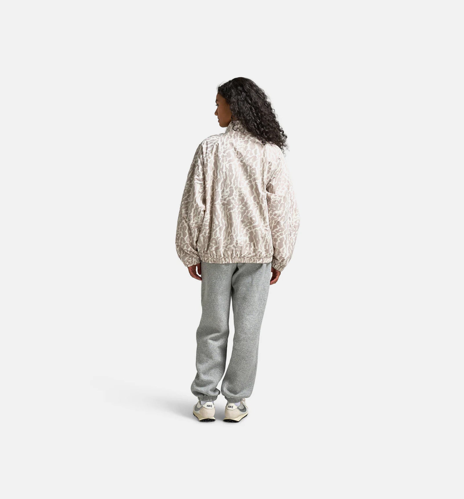 Nike IB7263-009 NSW Woven Printed All Over Womens Jacket - College