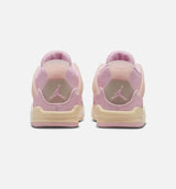 Air Jordan 4 Retro Pink Pearl And Iced Carmine Infant Toddler Lifestyle Shoe - Iced Carmine/Iced Carmine/Coconut Milk/Anthracite/Muslin/Pinksicle
