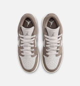 Air Jordan 1 Low Grade School Lifestyle Shoe - Olive Grey/Enigma Stone/Summit White