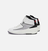 Air Jordan 2 Retro Python Mens Lifestyle Shoe - White/Fire Red/Black/Sail/Cement Grey