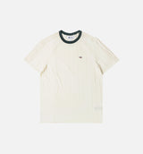 Clot x Adidas Ribbed Tee Mens Short Sleeve Shirt - White/Green Night