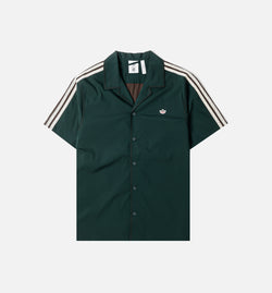 ADIDAS JP3870
 Clot x Adidas Bowling Mens Short Sleeve Shirt - Dark Brown Image 0