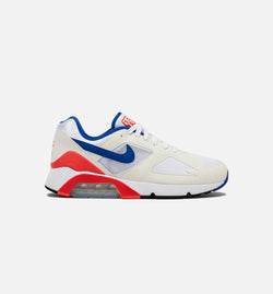 NIKE FJ9259-100
 Air Max 180 Ultramarine Mens Lifestyle Shoe - White/Ultramarine/Solar Red/Black Image 0