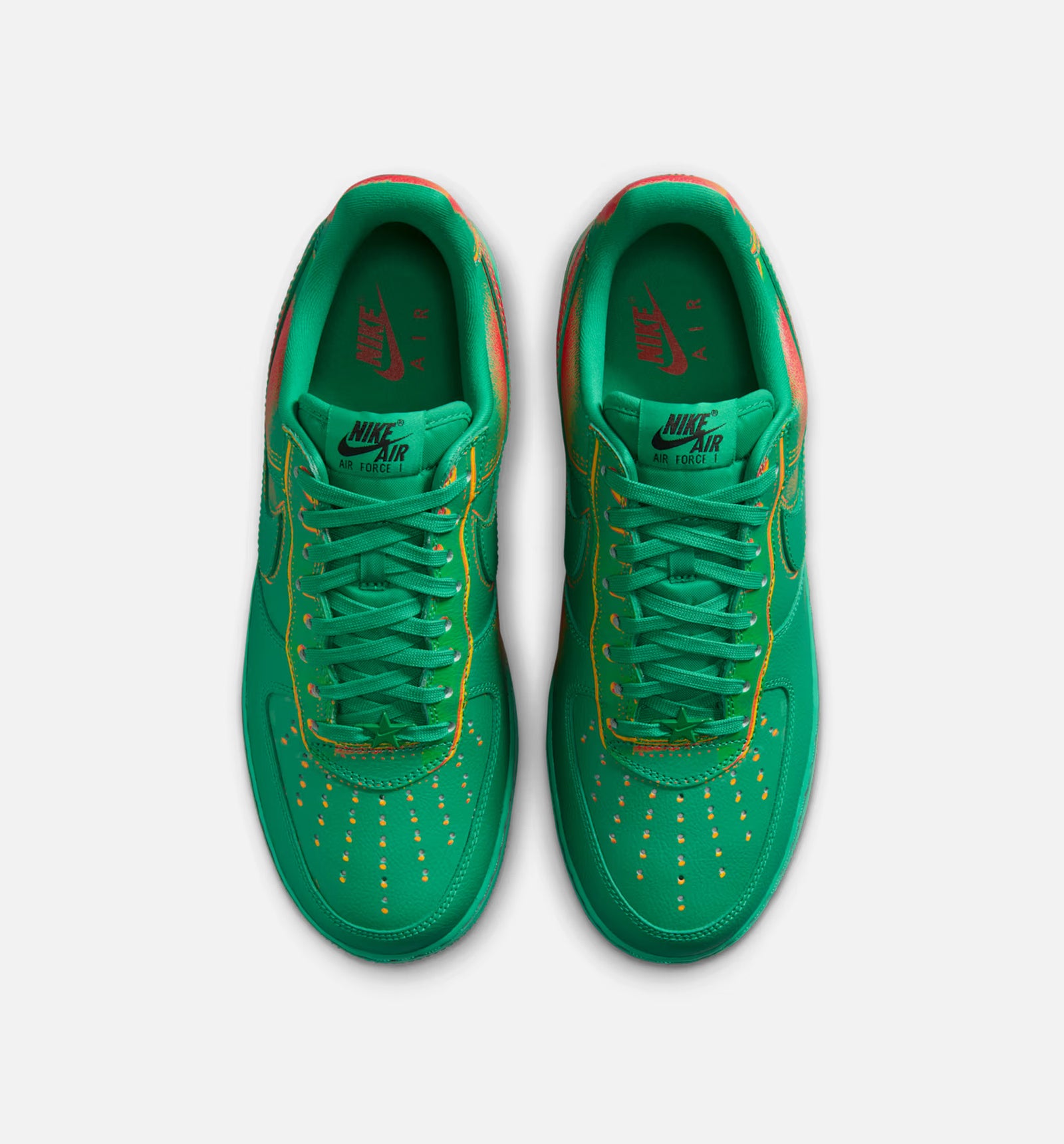 Nike IB6834-300 Air Force 1 Low Stadium Green Laser Orange  display picture 2