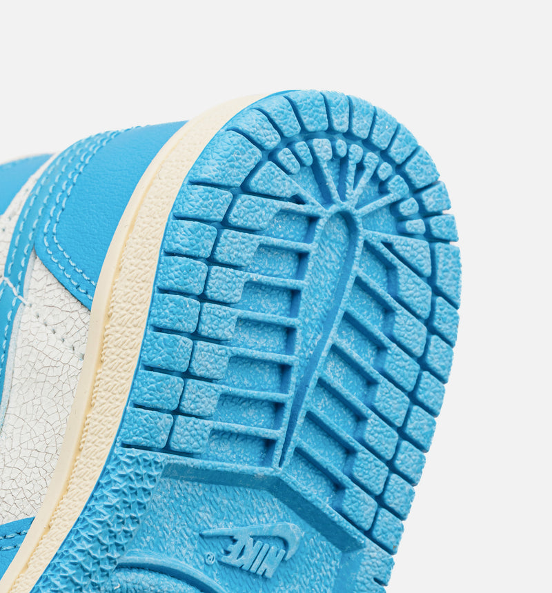Air Jordan 1 Retro High OG UNC Reimagined Infant/Toddler Shoe - Dark Powder Blue/Sail