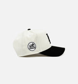 Los Angeles Dodgers Chrome Logo 9Forty Snapback Mens Hat - Black/White