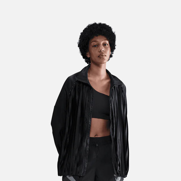 Nike HJ0516-010 NSW Pleated Track Womens Jacket - Black