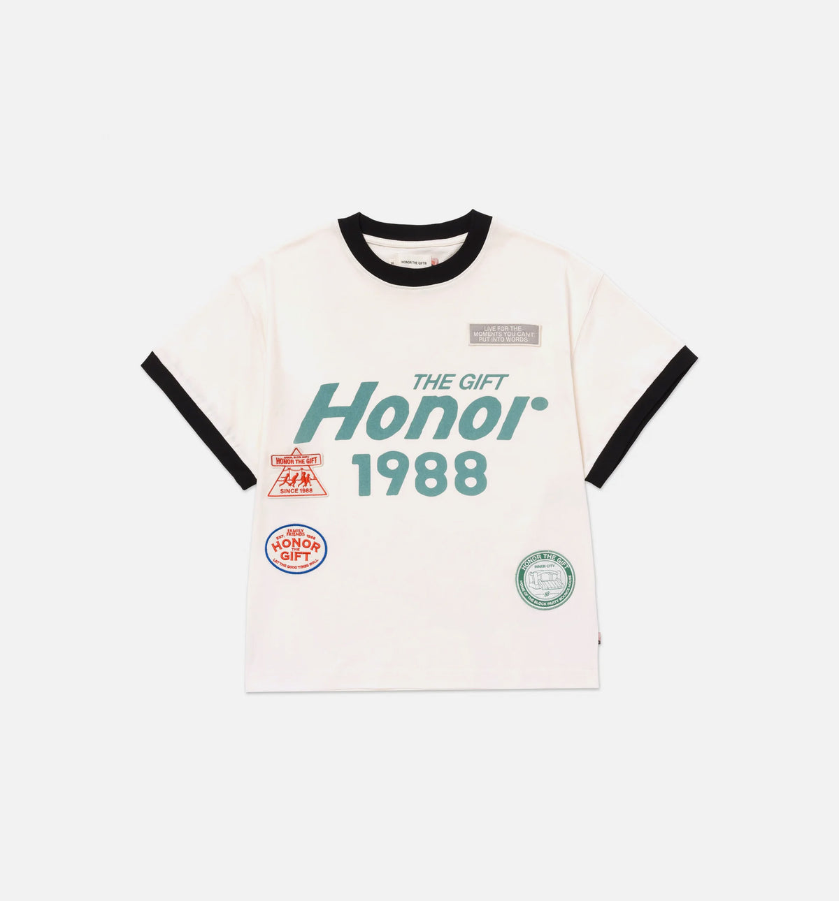 Tシャツ・カットソー No.9952 ministry printing T Honor HTG250247 Multi Box Mens Short Sleeve Shirt - White