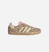 Samba OG Deer Print Womens Lifestyle Shoe - Brown Desert/Warm Vanilla/Wonder Mauve