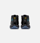Air Jordan 11 Retro Gamma Grade School Lifestyle Shoe - Black/Gamma Blue/Varsity Maize Limit One Per Customer