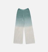Crochet Ombre Womens Pants - Green