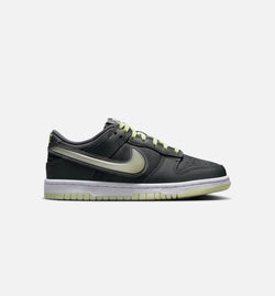 NIKE HQ3569-068
 Dunk Low Glow In The Dark Grade School Lifestyle Shoe -  Iron Grey/Lime Ice/White/Cool Grey Image 0