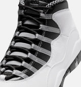 Air Jordan 10 Retro Light Steel Grey Mens Lifestyle Shoe - White/Black/Light Steel Grey