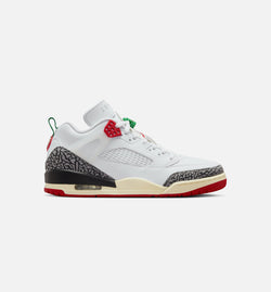 JORDAN IM7425-100
 Spizike Low Mens Lifestyle Shoe - White/Black/Sail/Varsity Red Image 0