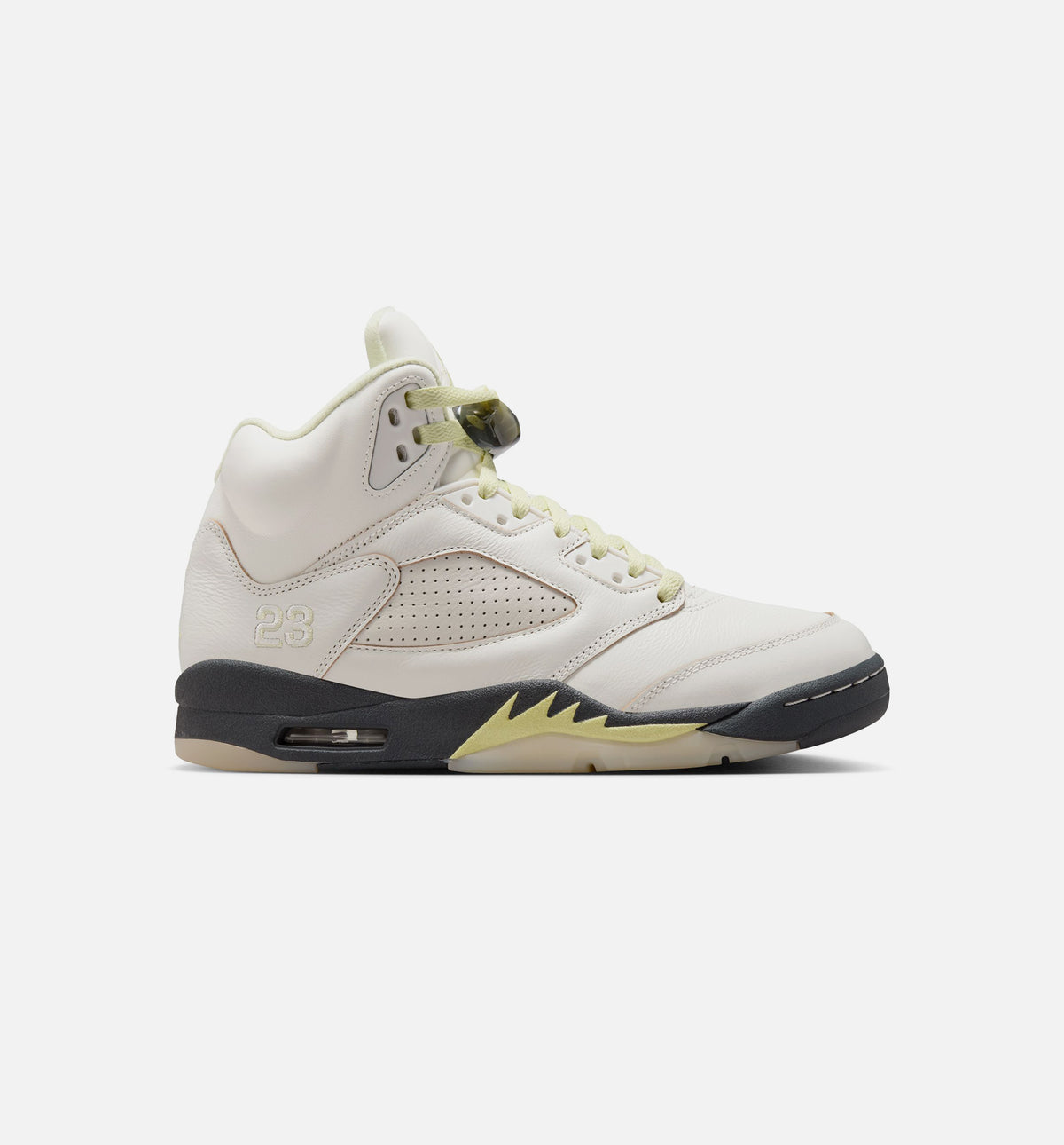 Jordan IM7592-130 Air Jordan 5 Retro Luminous Green and Sail 