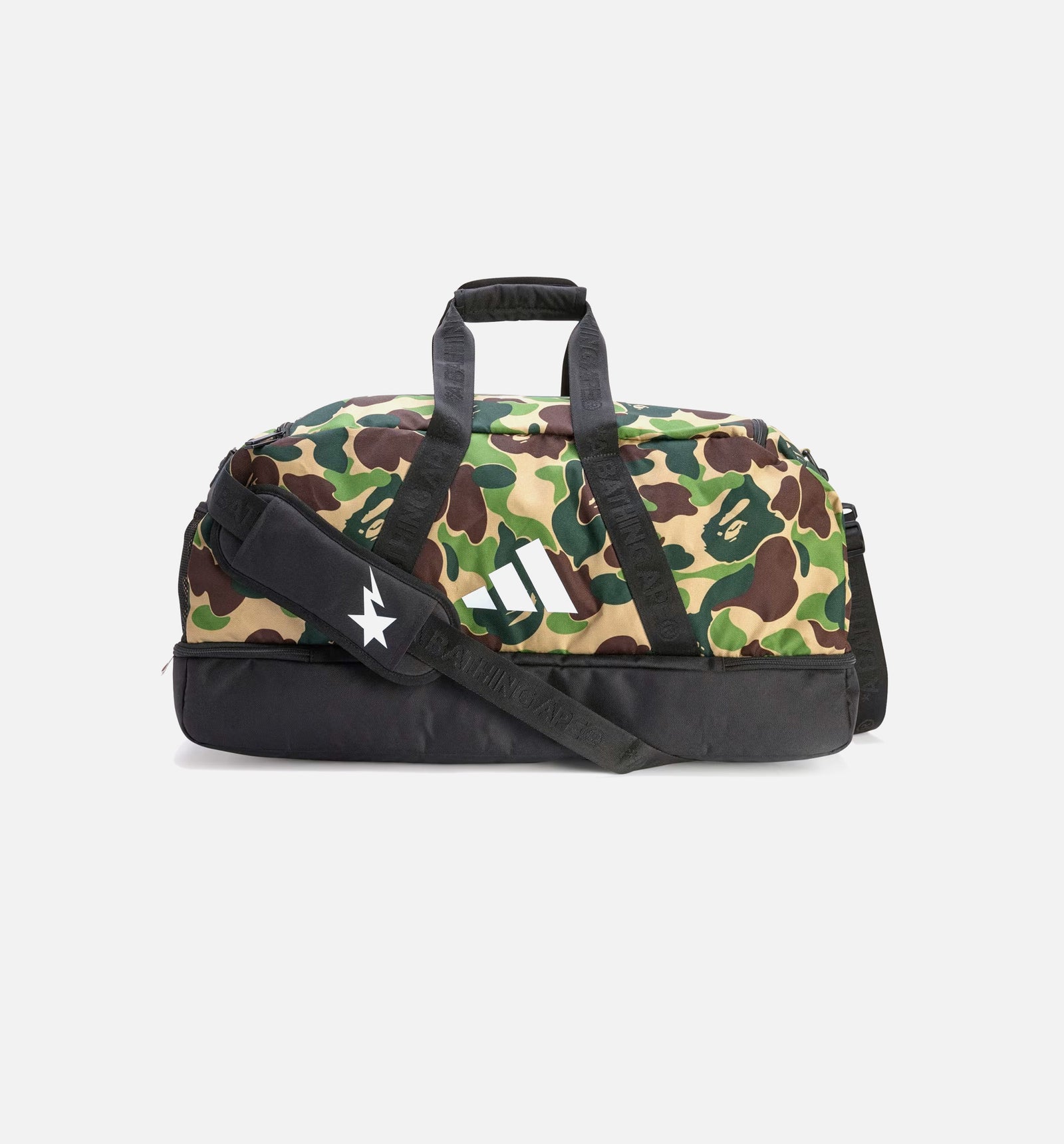 adidas JY8236 Bape Duffle Mens Bag - Crew Green – ShopNiceKicks.com