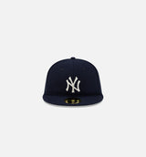 New York Yankees Fear Of God x MLB 59Fifty Retro Crown Fitted Mens Hat - Navy