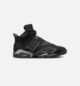 Air Jordan 6 Cap And Gown Mens Lifestyle Shoe - Black/Reflective Silver/Black