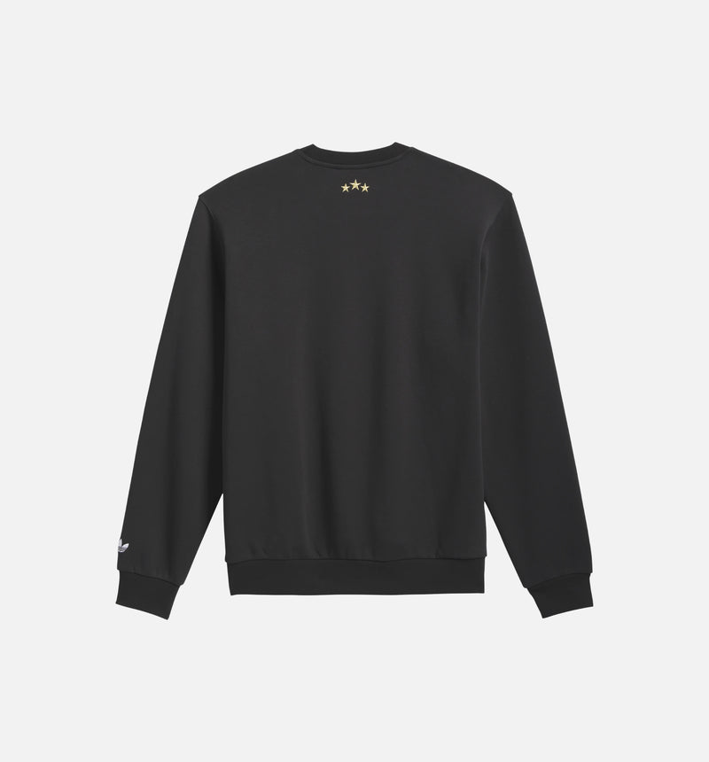 adidas KX4545 Argentina x Thrasher Mens Crewneck - Black/White