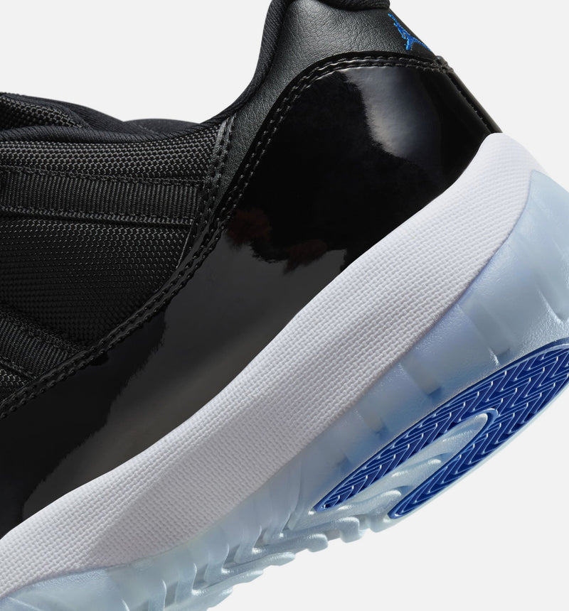 Air Jordan 11 Retro Low Black and Varsity Royal Mens Lifestyle Shoe - Black/Varsity Royal/White