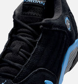 Air Jordan 14 Retro Black University Blue Preschool Lifestyle Shoe - Black/White/University Blue