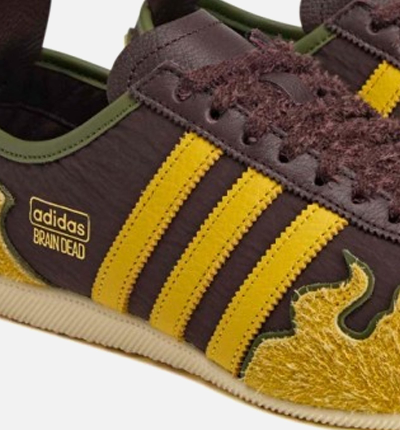 adidas JQ6789 Brain Dead x Japan Yellow Mens Lifestyle Shoe