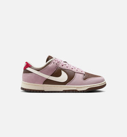 NIKE HM0987-200
 Dunk Low Cacao Wow and Pink Foam Womens Lifestyle Shoe - Cacao Wow/Pale Ivory/Pink Foam Image 0