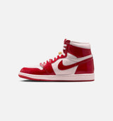 Air Jordan 1 Retro High OG University Red And Light Soft Pink Womens Lifestyle Shoe - University Red/Metallic Silver
