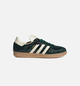 Samba OG Snakeskin Womens Lifestyle Shoe - Cream White/Cream White/Collegiate Green